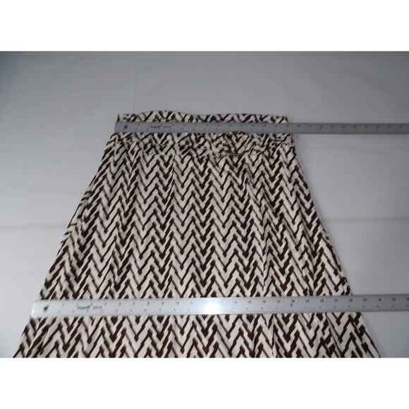 Robert Louis Maxi Skirt Petite Large PL Boho Hippie Geometric Faux Belt Tassels - Picture 7 of 14